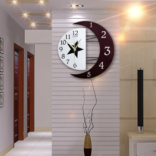 Art wall clock